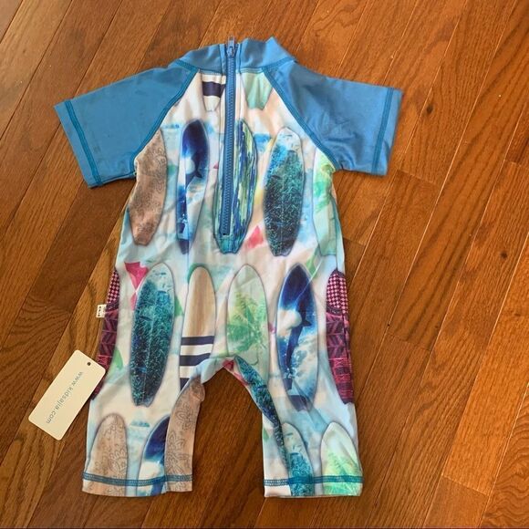 New AJIA Rash Guard Swimsuit Surfboards 80 18m - Picture 4 of 4
